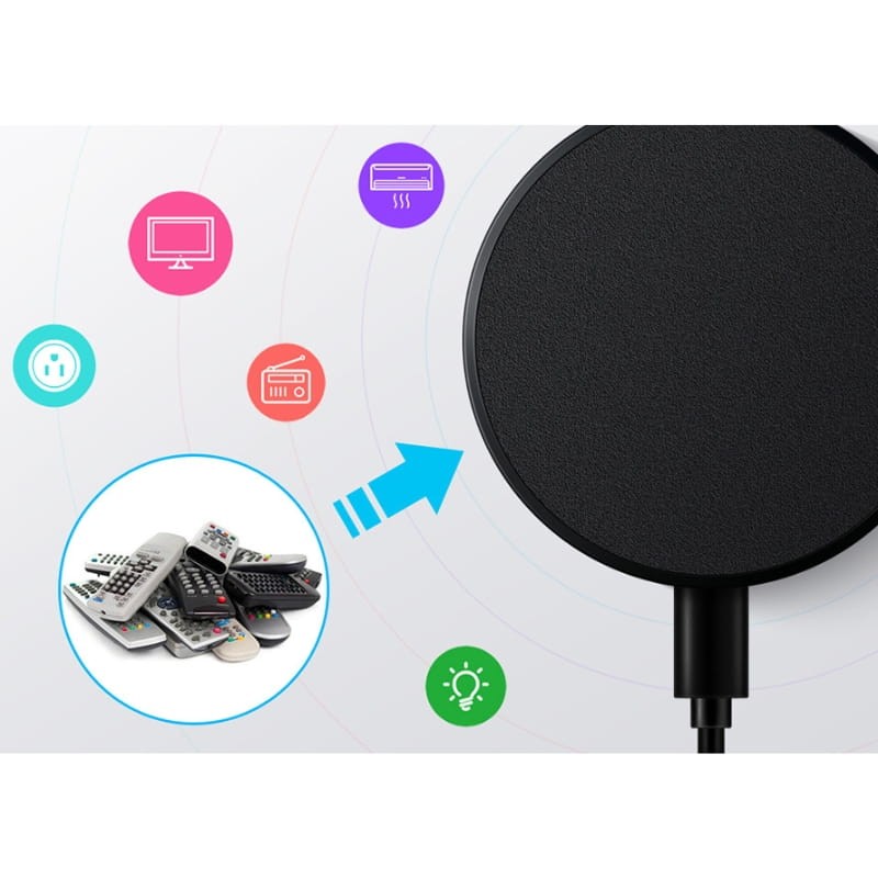 Avatto S16 WiFi Google Home / Alexa Negro - Centro de Control IR