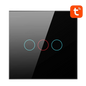Avatto TS02-EU-B3 3 Botones WiFi Negro - Interruptor Táctil Inteligente