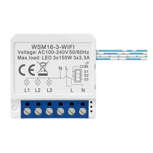 Avatto WSM16-W3 Blanco - Switch Inteligente WiFi Hover Image