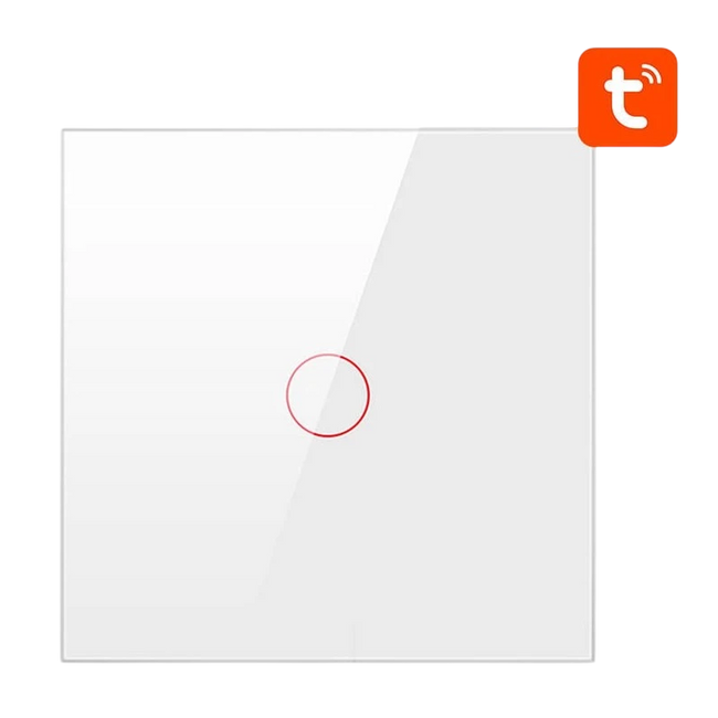 Avatto ZTS02-EU-W1 1 Botón ZigBee Blanco - Interruptor Táctil Inteligente Hover Image
