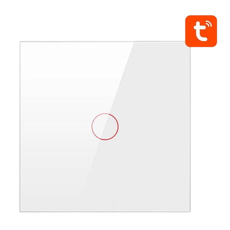 Avatto ZTS02-EU-W1 1 Botón ZigBee Blanco - Interruptor Táctil Inteligente