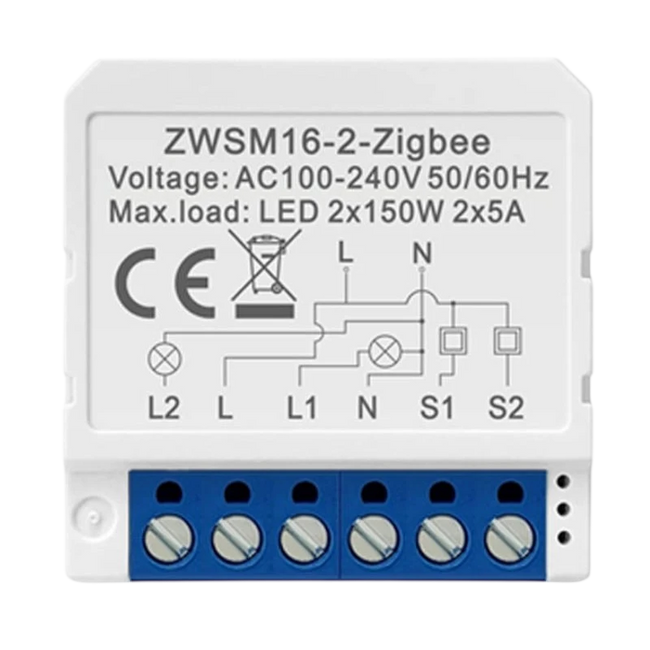 Avatto ZWSM16-W2 Blanco - Switch Inteligente ZigBee Hover Image