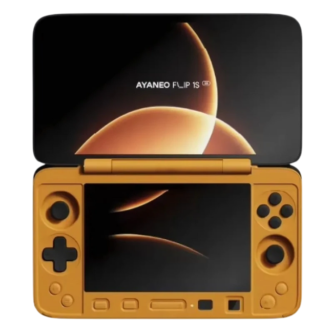 Ayaneo Flip 1S AMD Ryzen AI HX 370 32GB/2TB Amarillo - Consola retro - Desprecintado Hover Image