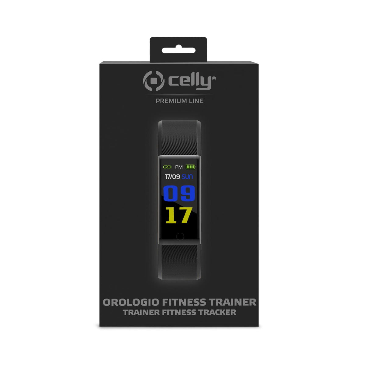 Celly PYTRAINER Monitor Frecuencia Cardíaca SpO2 Batería 7 Días