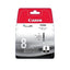 Cartucho Tinta Canon Negro Cli8bk 13ml Pixma 4200 - 5200 Mp500 - 800 Blister