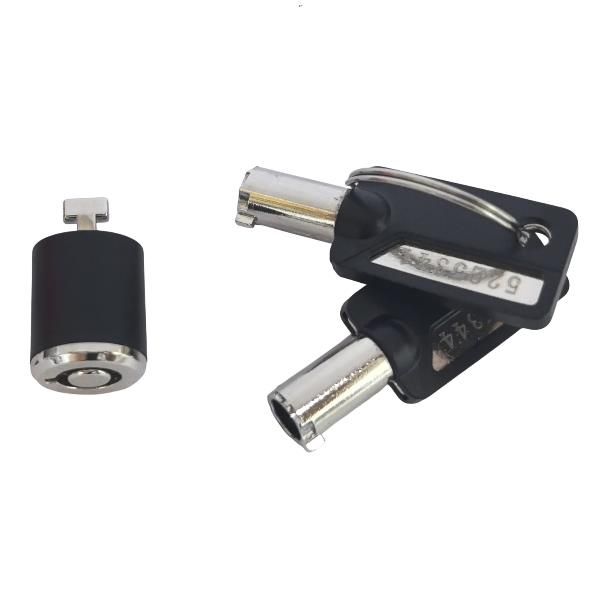 Cerradura De Seguridad Con Llave Conceptronic Custodio03bsm Para Chasis Compatible Con Llave Maestra