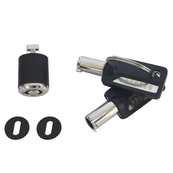 Cerradura De Seguridad Con Llave Conceptronic Custodio03bsm Para Chasis Compatible Con Llave Maestra