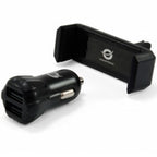 Cargador De Coche Usb Conceptronic 2 Puertos Usb + Soporte Smartphone