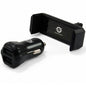 Cargador De Coche Usb Conceptronic 2 Puertos Usb + Soporte Smartphone