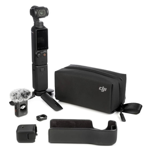 DJI Osmo Pocket 3 Creator Combo - Cámara de Vlogging + Pack de Accesorios Hover Image