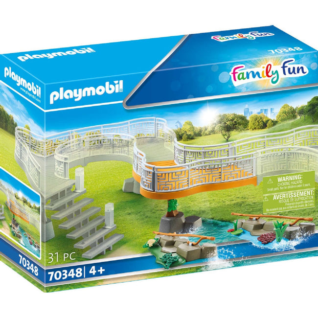 Playmobil Diversion En Familia Extension Plataforma De Observacion Zoo Main Image