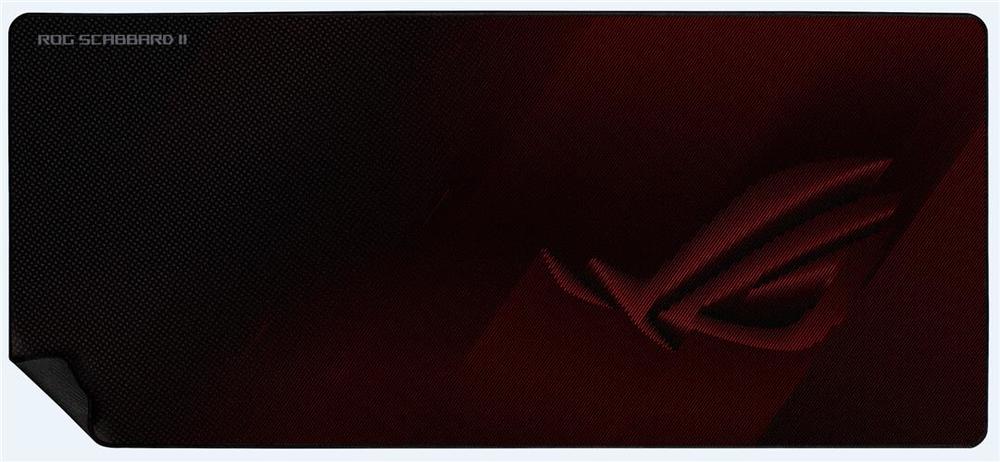 Alfombrilla Asus Rog Scabbard Ii Antideslizante - Repele Polvo - Aceite - Agua - 40x90 Cm 90mp0210 - Bpua00