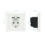 Enchufe Nanocable Tooq Schuko - 2 Tomas Usb