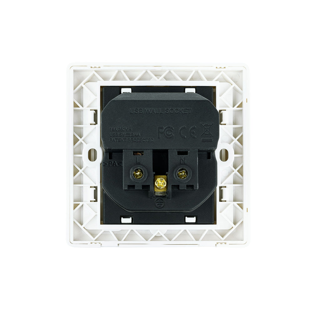 Enchufe Nanocable Tooq Schuko - 2 Tomas Usb
