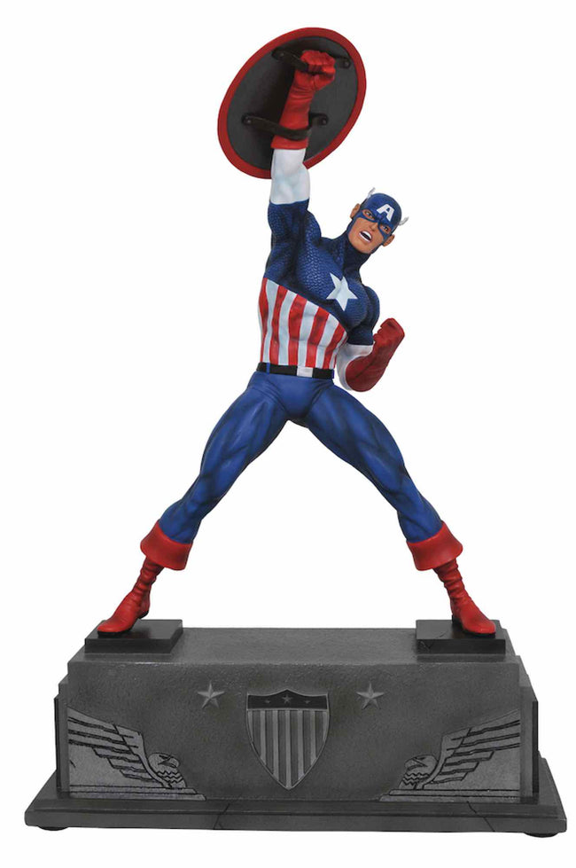 Figura Diamond Collection Marvel Avengers Capitan America Estatua Resina 30 Cm Premier Collection Hover Image
