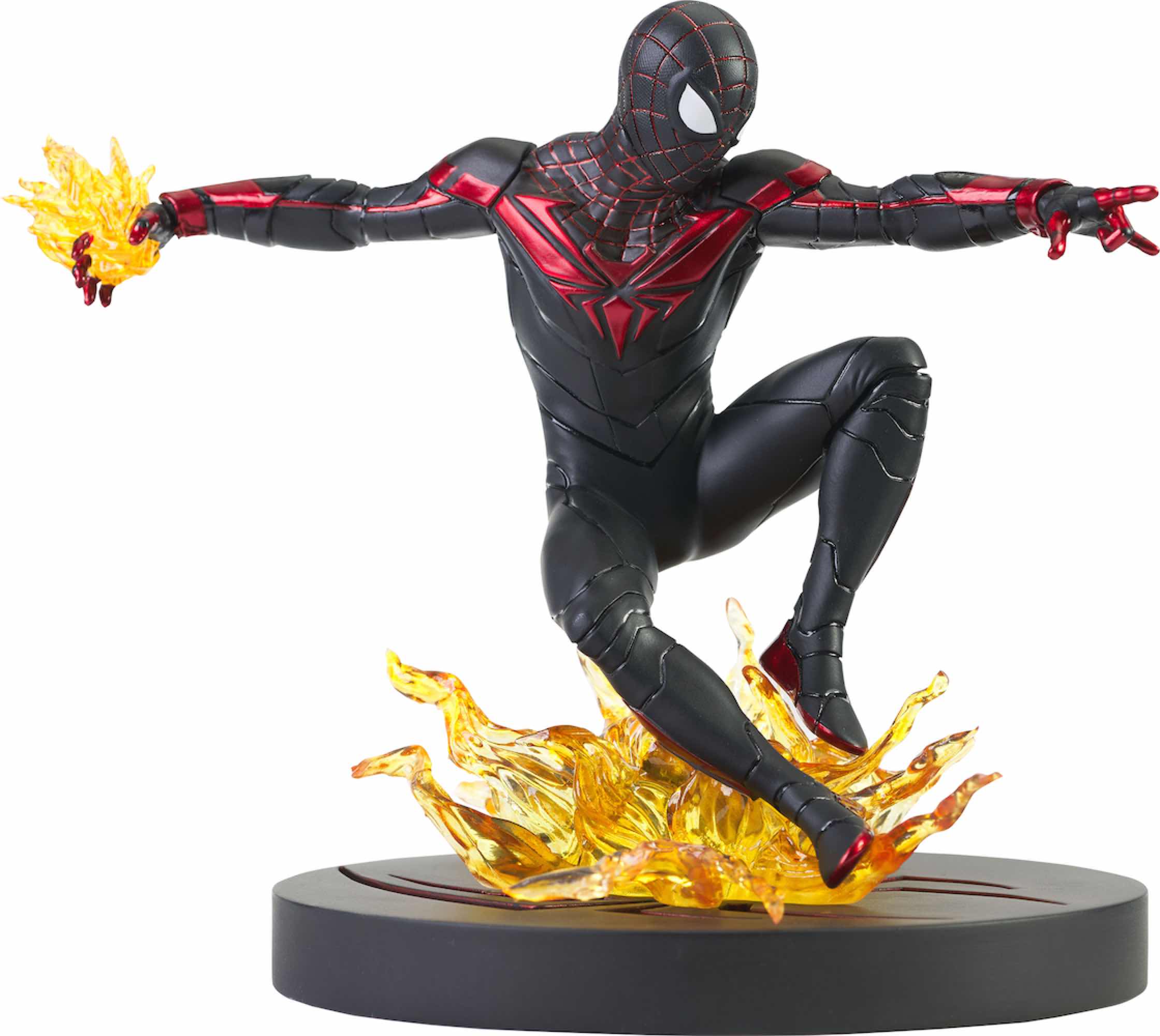 Figura Miles Morales Spiderman Ps5 Marvel Gallery Comid 23Cm