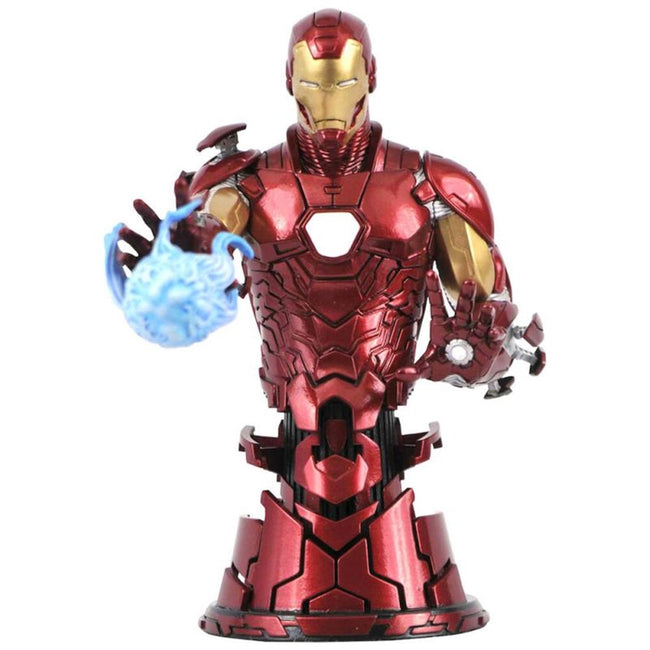 Figura Diamond Collection Marvel Avengers Iron Man Mini Busto Resina 15 Cm 1 - 7 Scale Hover Image