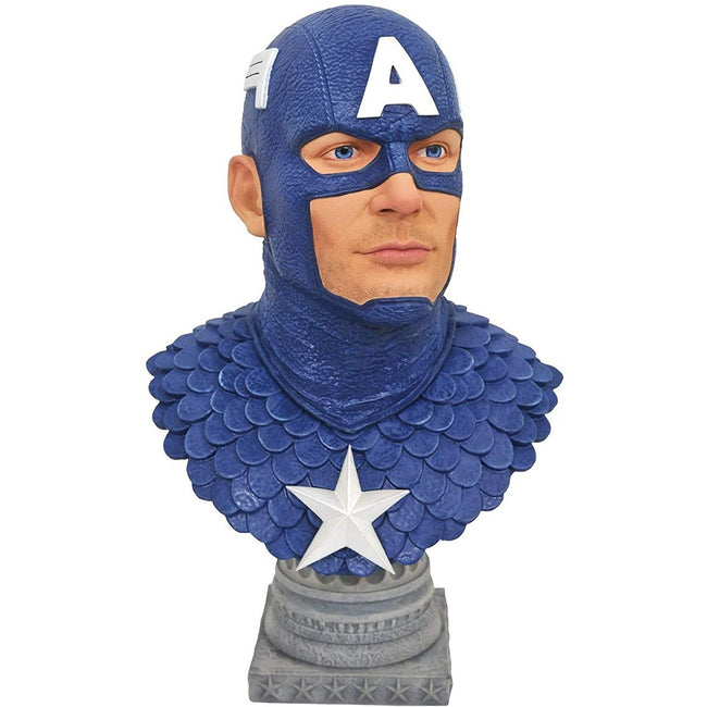 Figura Diamond Collection Marvel Comics Capitan America Legends Collection 1 - 2 Escala Hover Image