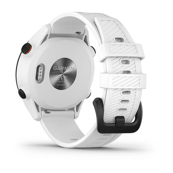 Reloj Smartwatch Garmin Approach - Reloj Para Golf - Campos Mundiales Preinstalados - Bluetooth Y Resistente Al Agua - Blanco