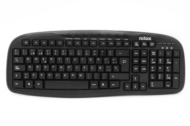 Teclado Multimedia Nilox Usb Negro Hover Image