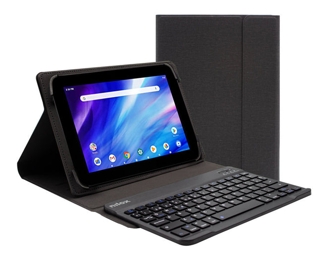 Funda Con Teclado Nilox Para Tablet 10.5 Pulgadas Bluetooth Negro Hover Image