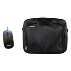 Maletin Nilox Essential 2 + Mouse Raton Para Portatil 15.6 Pulgadas Negro