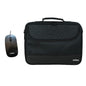 Maletin Nilox Duro + Mouse Raton Para Portatil 15.6 Pulgadas Negro