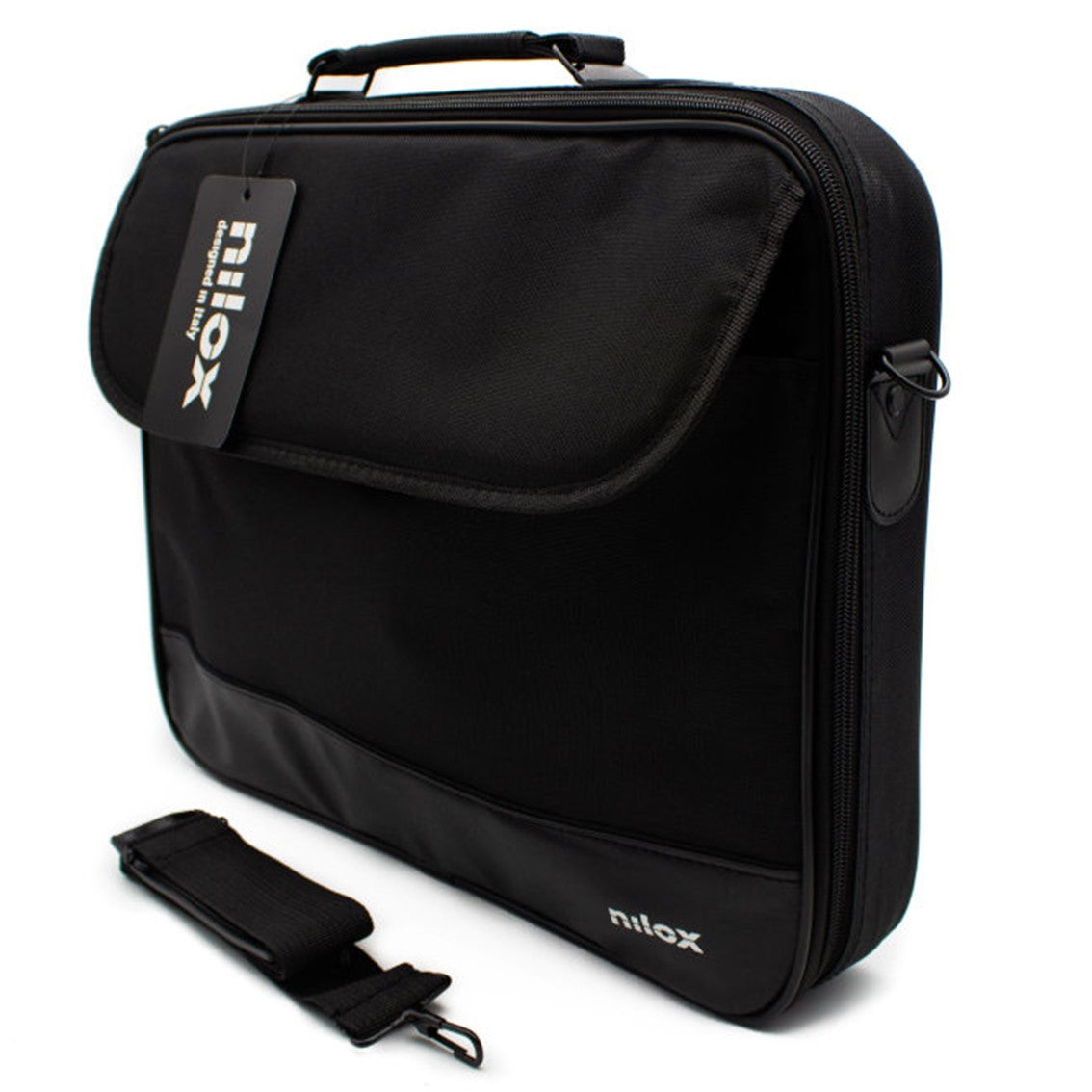 Maletin Nilox Duro + Mouse Raton Para Portatil 15.6 Pulgadas Negro