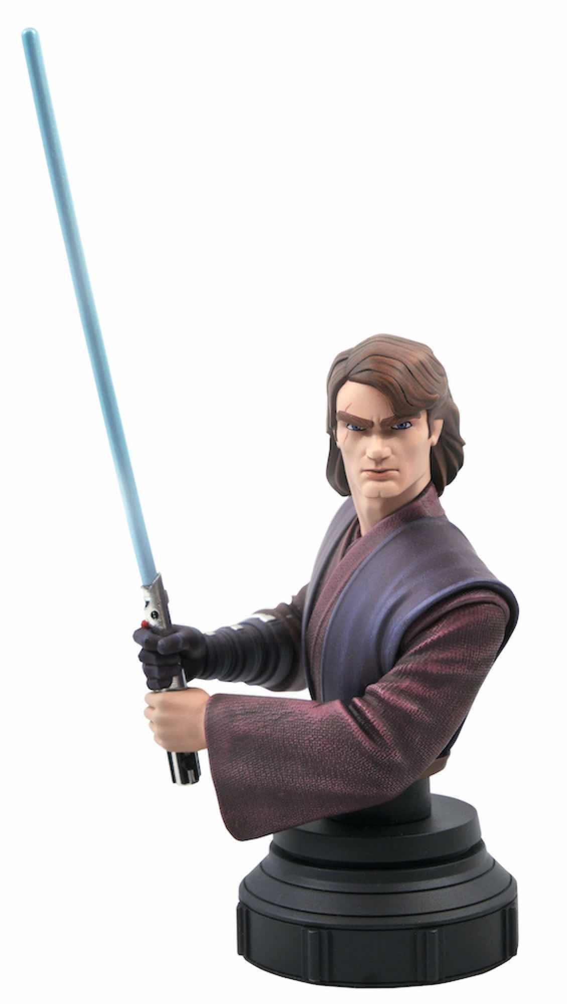 Figura Busto Resina Gentle Giant Star Wars The Clone Wars Anakin Skylwalker 1 - 7 Escala