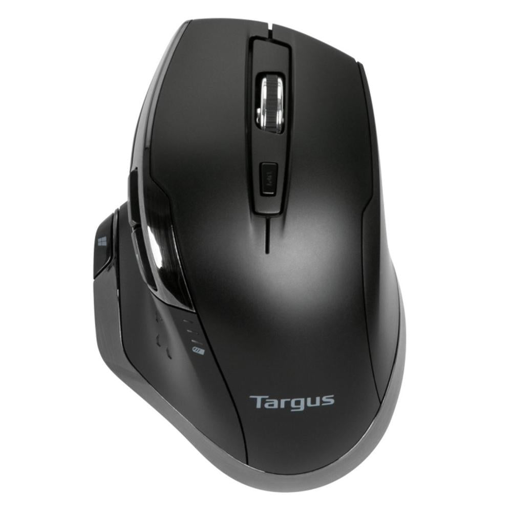 Mouse Raton Ergonomico Targus Bluetrace Wireless Inalambrico Antimicrobiano Negro
