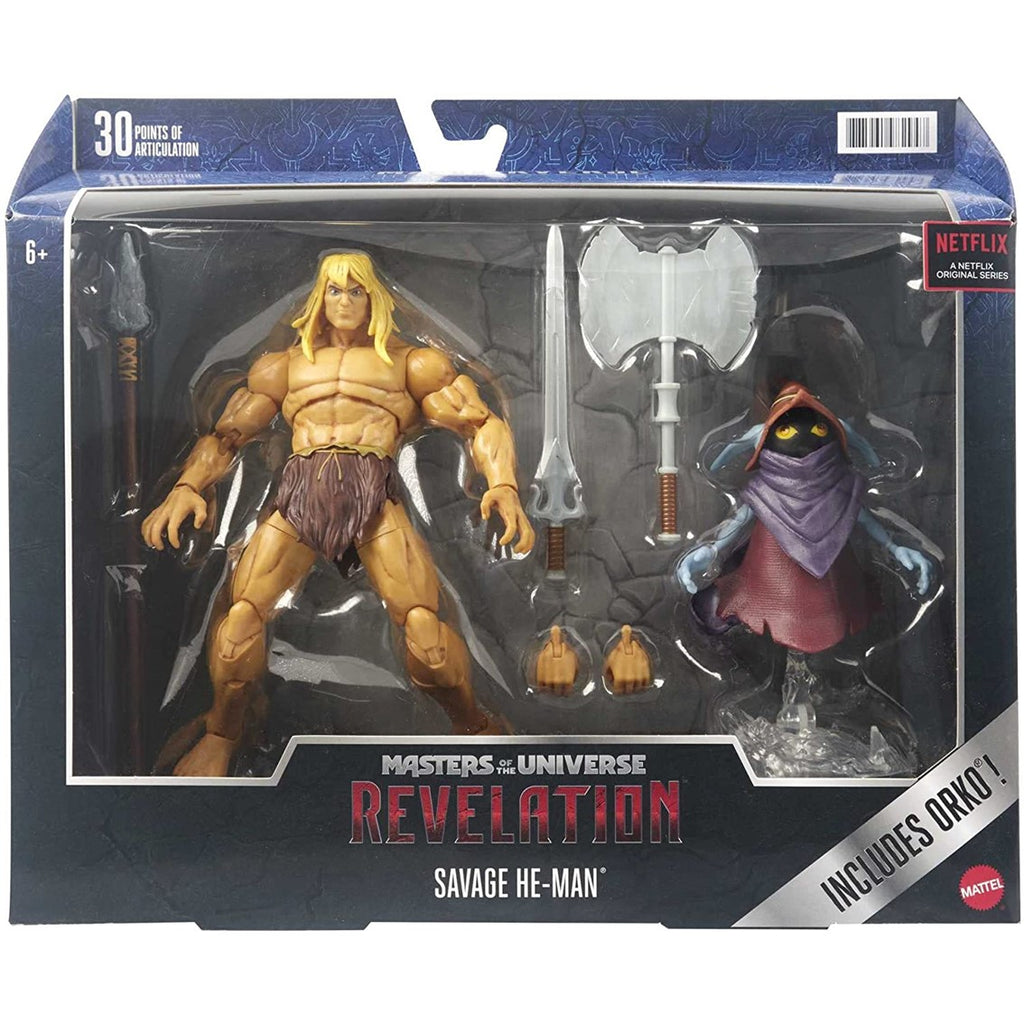 Figura Mattel Masters Of The Universe Revelation He - Man Savage Deluxe