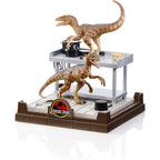 Figura The Noble Collection Jurassic Park Velociraptor Bendyfig Diorama