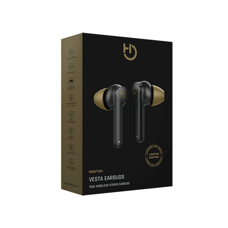 Auriculares Hidetec Vesta Edicion Limitada Bluetooth + Estuche De Carga