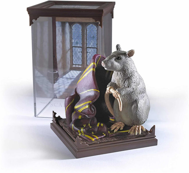 Figura The Noble Collection Harry Potter Criaturas Magicas Scabbers Hover Image