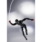 Figura Tamashii Nations Marvel Spider - Man No Way Home Spider - Man Traje Negro & Dorado Sh Figuarts