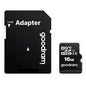 Tarjeta De Memoria Micro Sd Goodram 16gb M1aa Cl10 Uhs - I U1 + Adaptador
