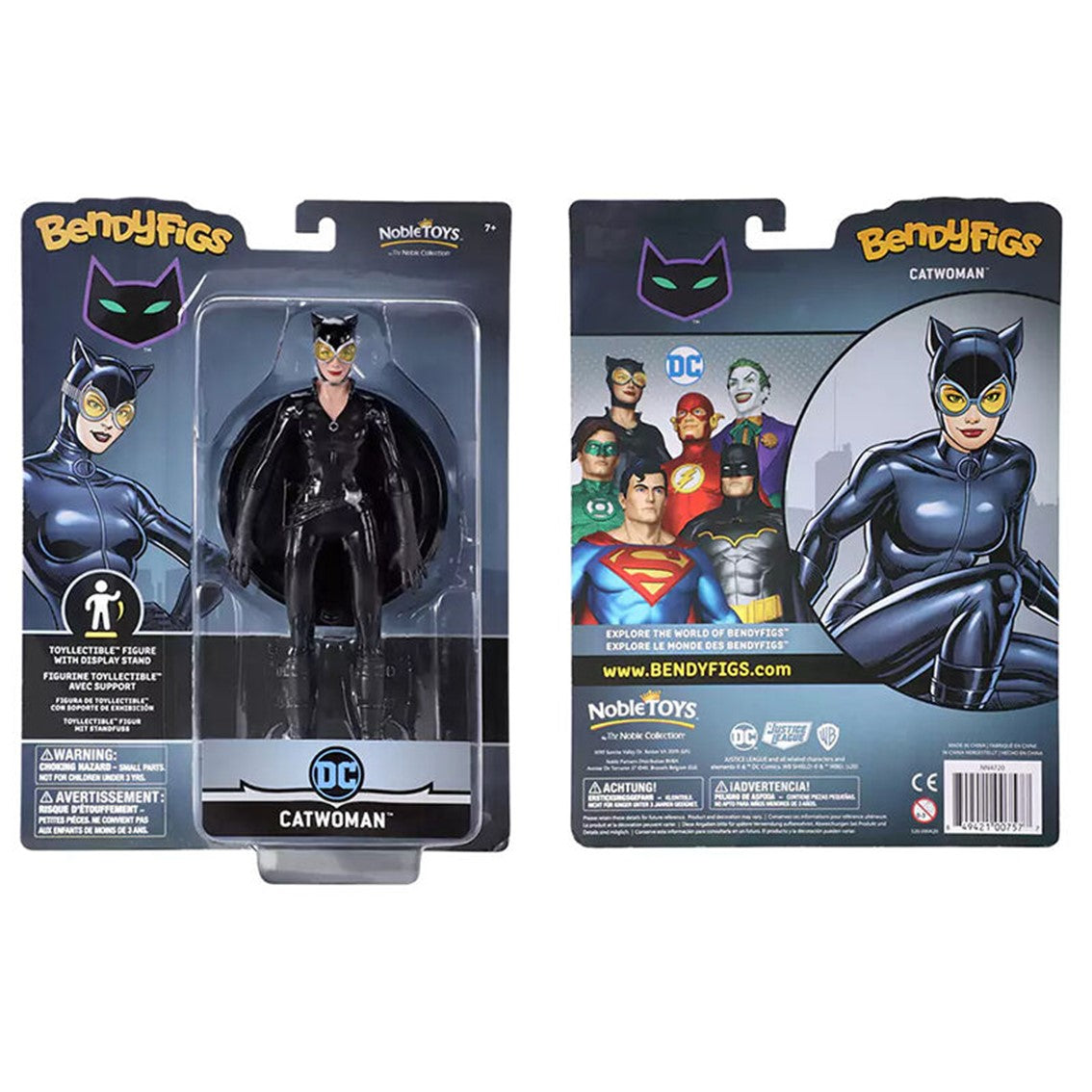 Figura The Noble Collection Bendyfigs Dc Comics Catwoman