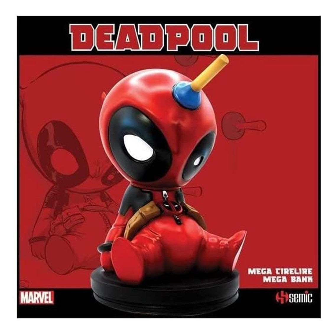 Figura Hucha Semic Studios Marvel Deadpool Deadpool Skottie Young