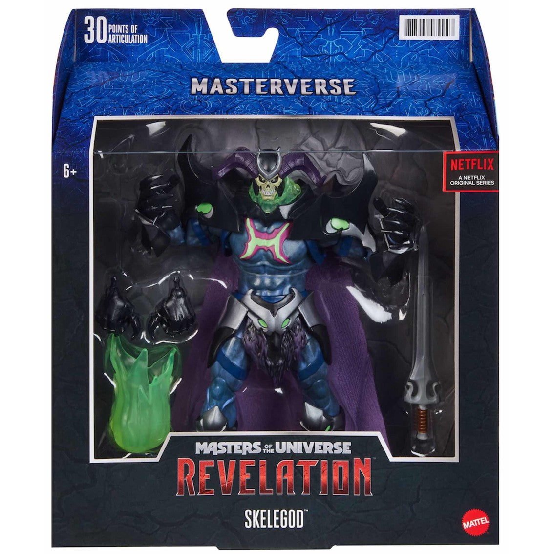 Figura Mattel Masters Of The Universe Revelation Skelegod Oversize 23 Cm