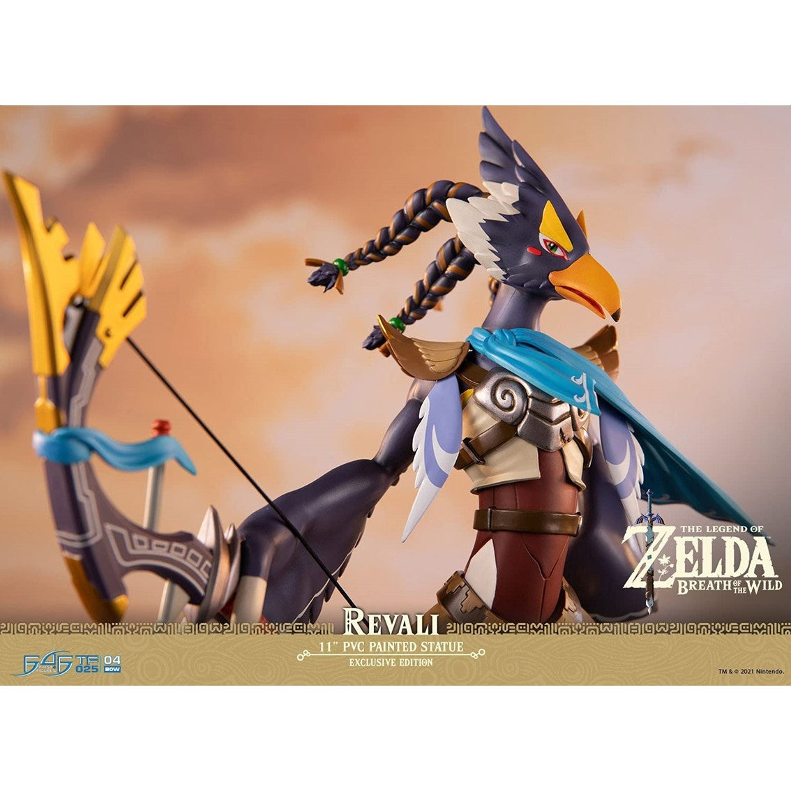 Figura First 4 Figures The Legend Of Zelda Breath Of The Wild Revali Collectors Ed Estatua