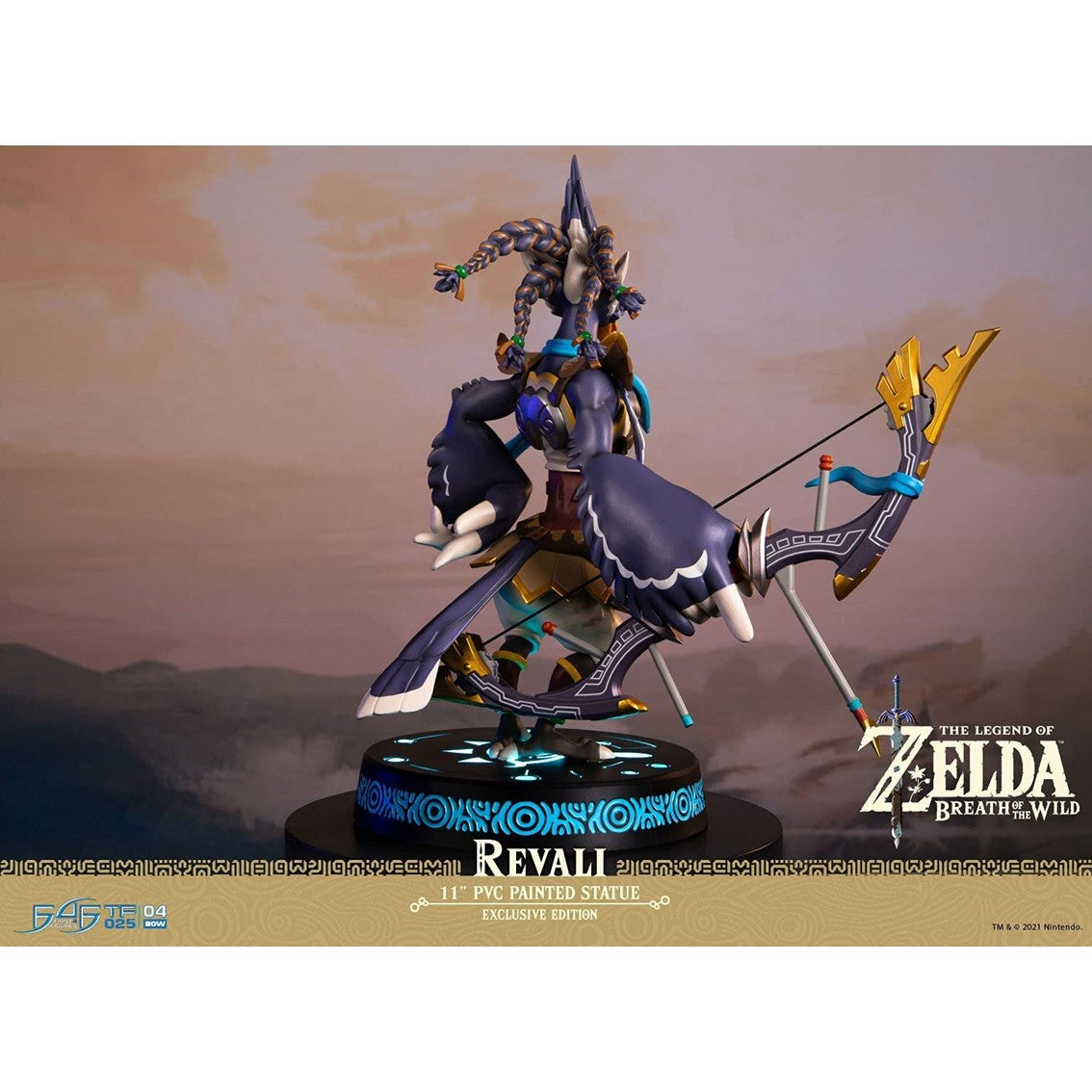 Figura First 4 Figures The Legend Of Zelda Breath Of The Wild Revali Collectors Ed Estatua