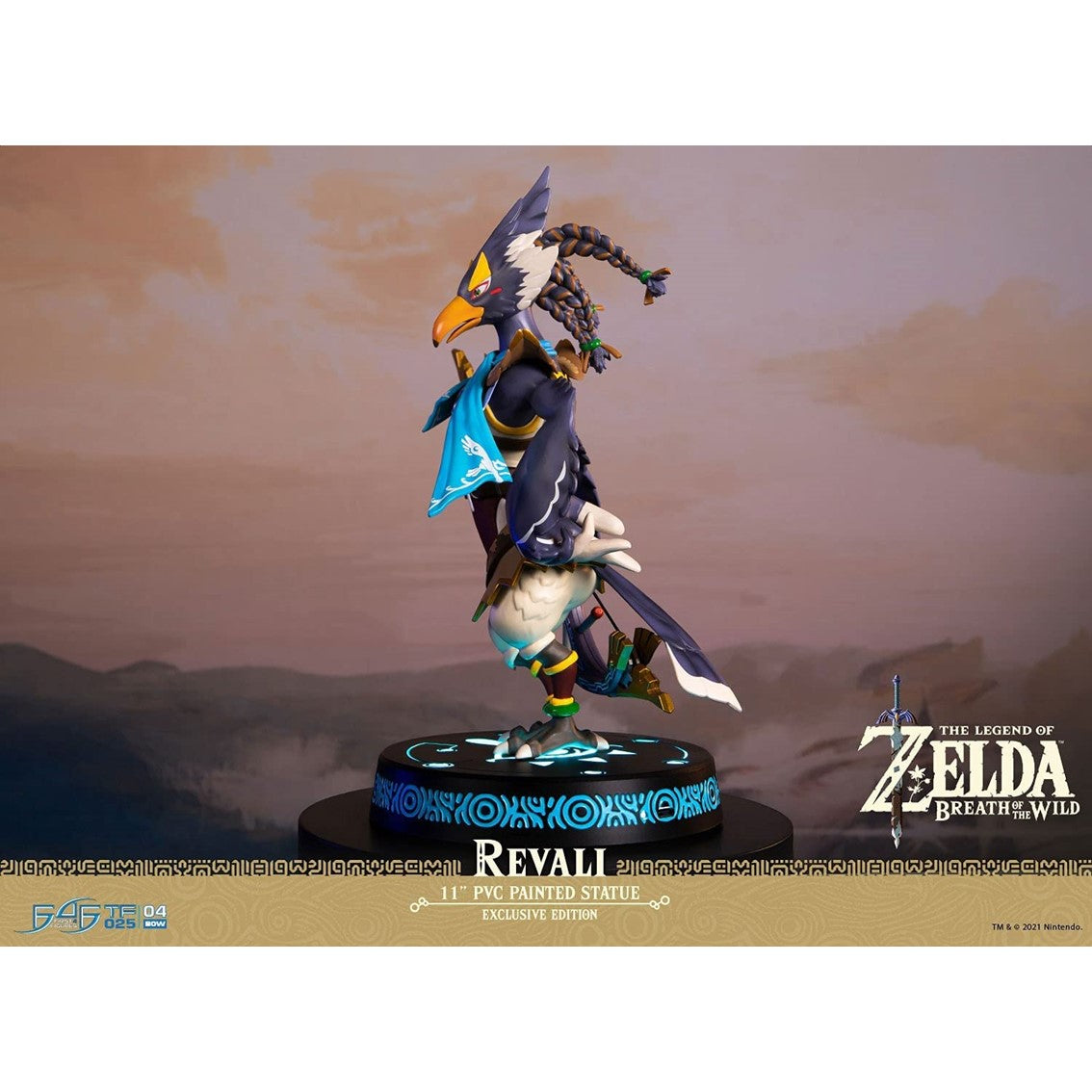 Figura First 4 Figures The Legend Of Zelda Breath Of The Wild Revali Collectors Ed Estatua