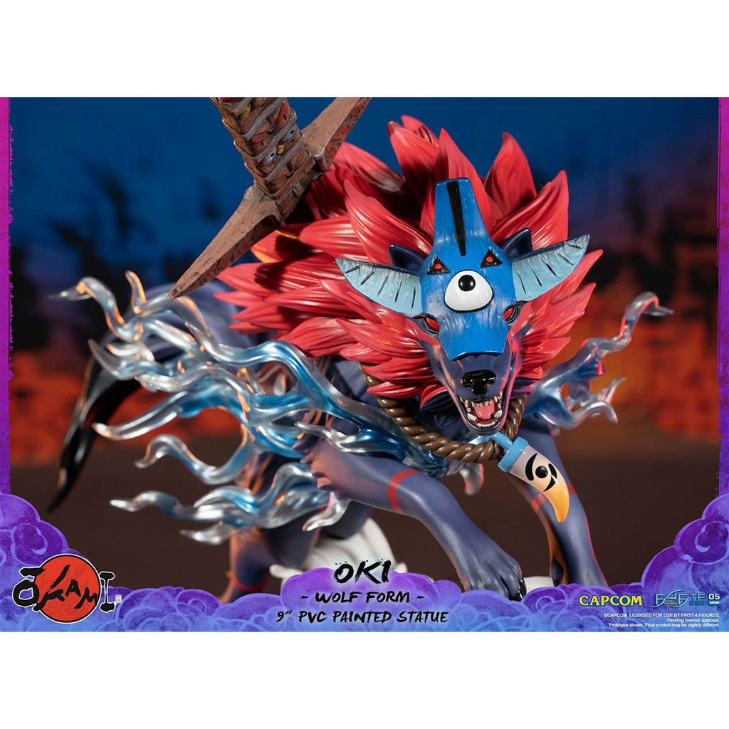 Figura First 4 Figures Okami Oki Wolf Form Edicion Estandar Estatua