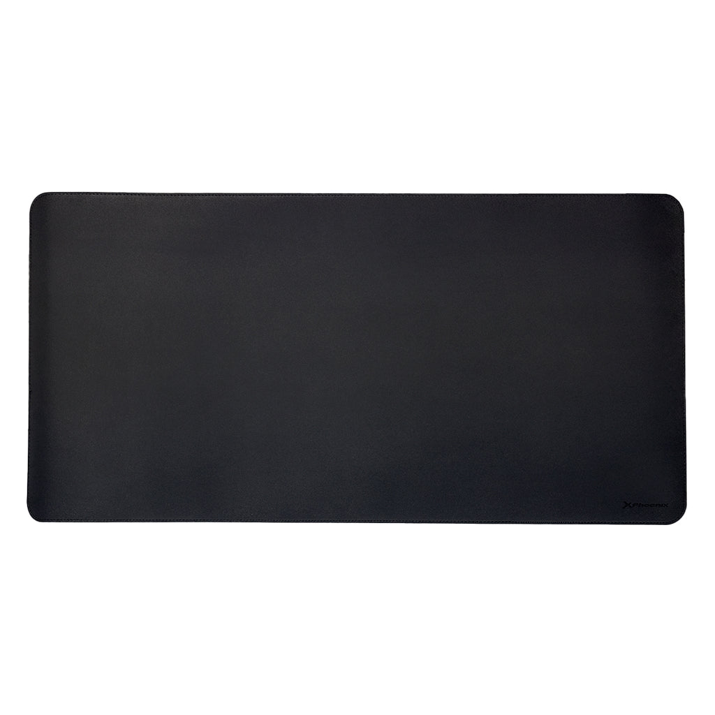 Phoenix Matepad Alfrombrilla Ratón Pu 80 X 40 Cm Antideslizante Impermeable Materíal Simil Cuero Negra