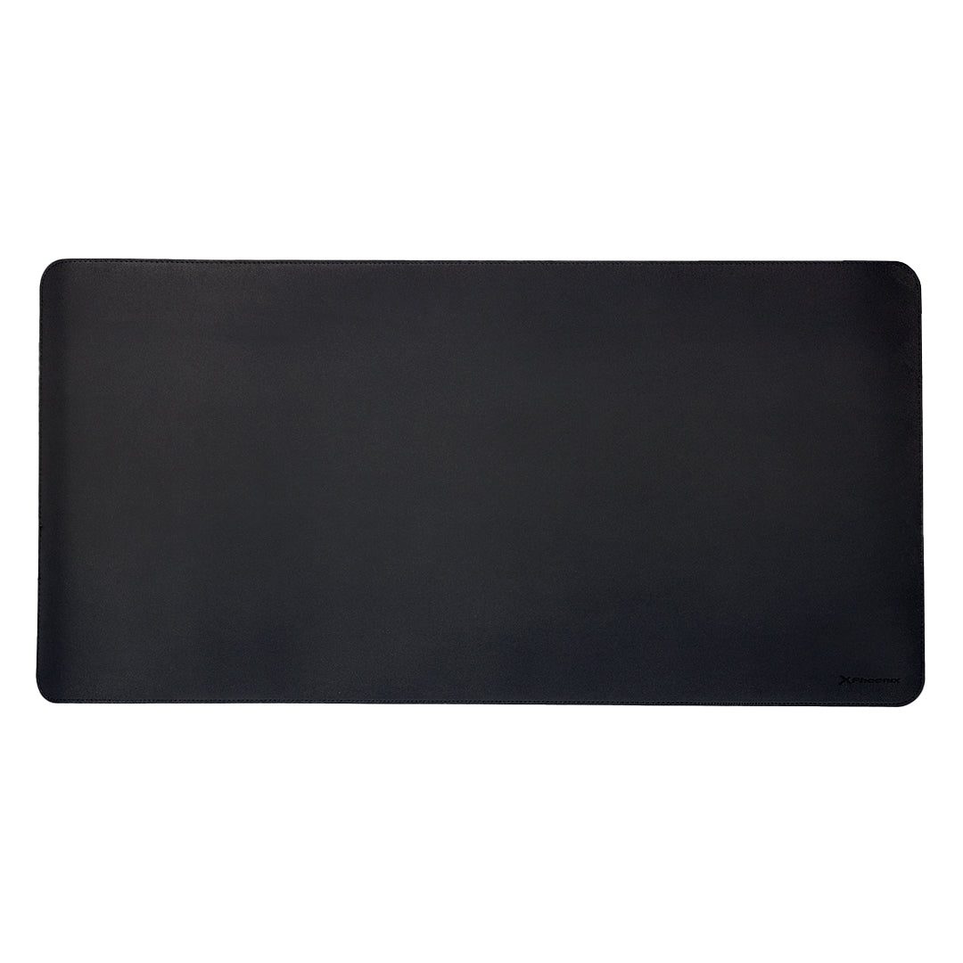 Phoenix Matepad Alfrombrilla Ratón Pu 80 X 40 Cm Antideslizante Impermeable Materíal Simil Cuero Negra