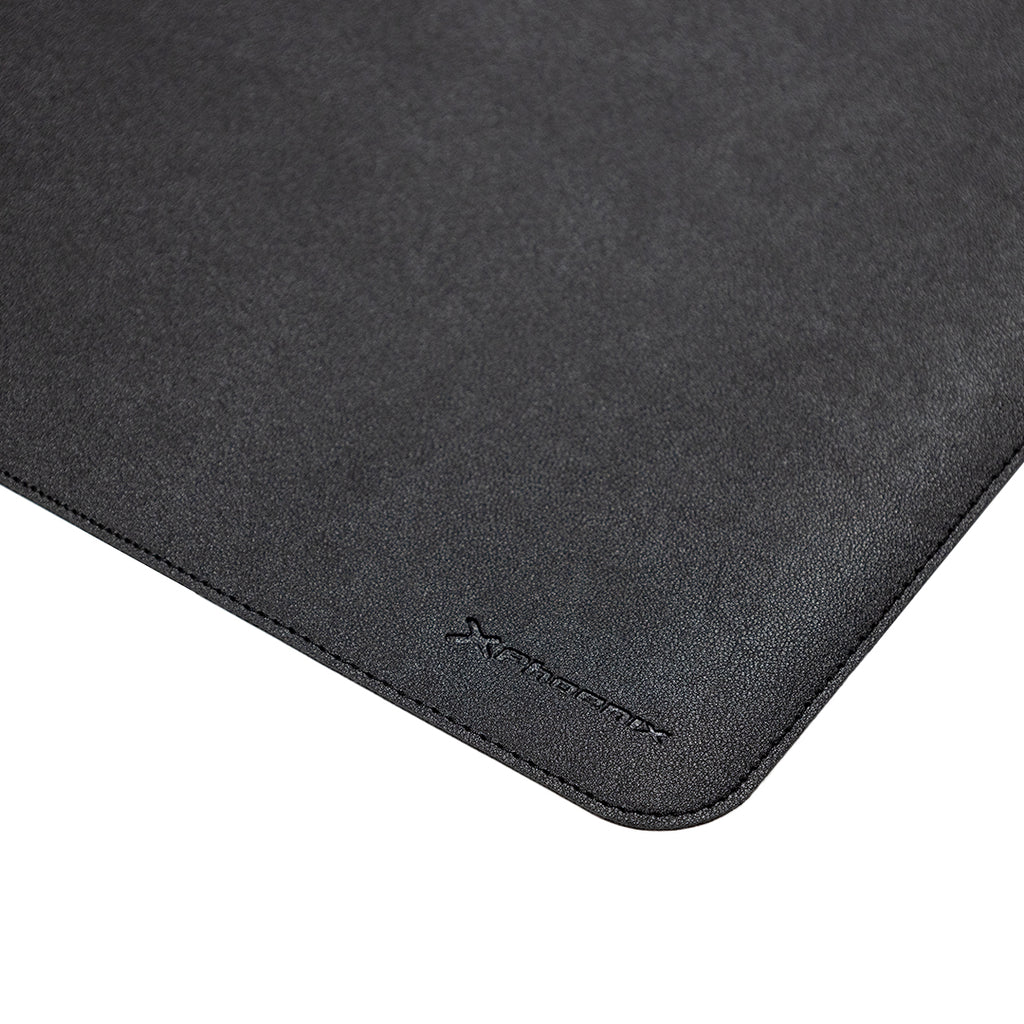 Phoenix Matepad Alfrombrilla Ratón Pu 80 X 40 Cm Antideslizante Impermeable Materíal Simil Cuero Negra