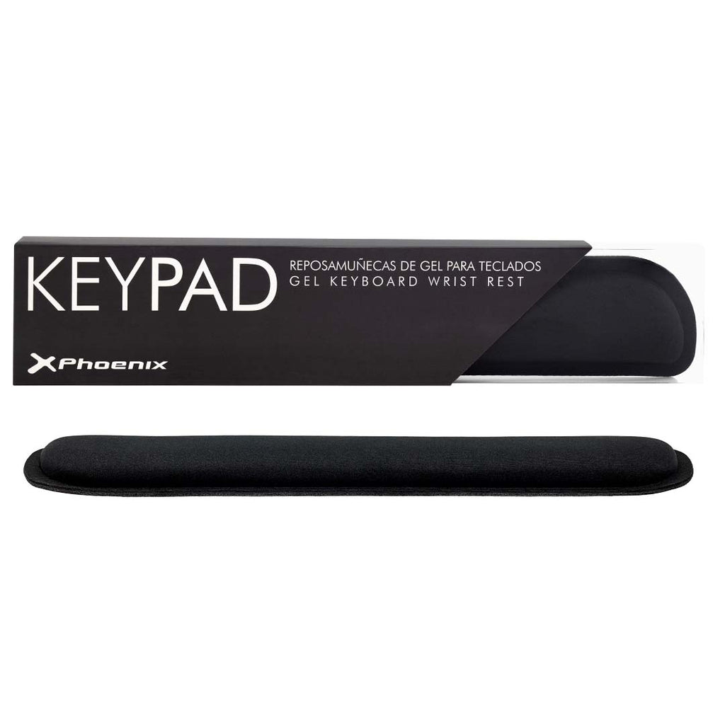 Phoenix Keypad Reposamuecas Ergonómico Espuma Con Memoria Alta Densidad Negro