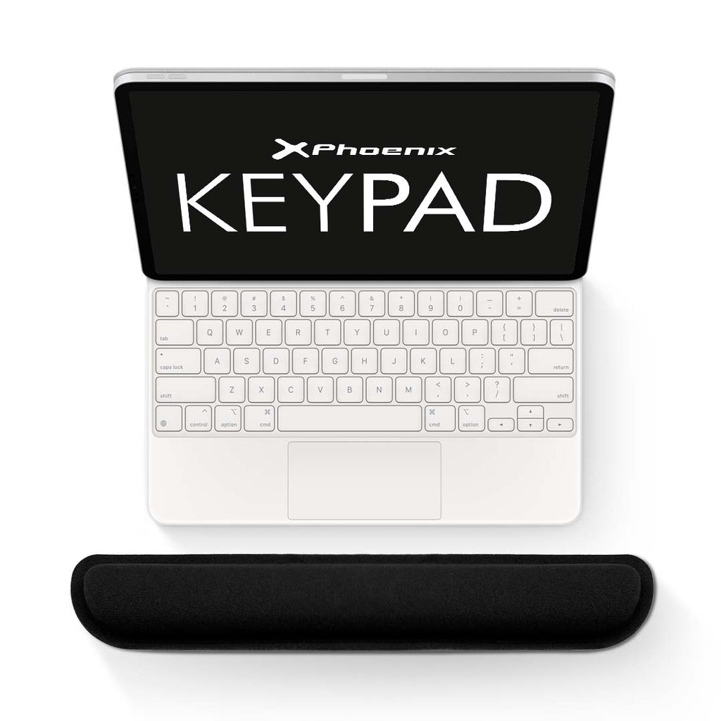 Phoenix Keypad Reposamuecas Ergonómico Espuma Con Memoria Alta Densidad Negro