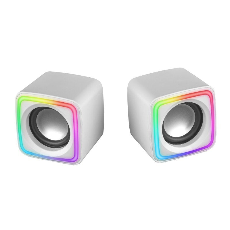 Altavoces Mars Gaming Mscubew 8w Blanco