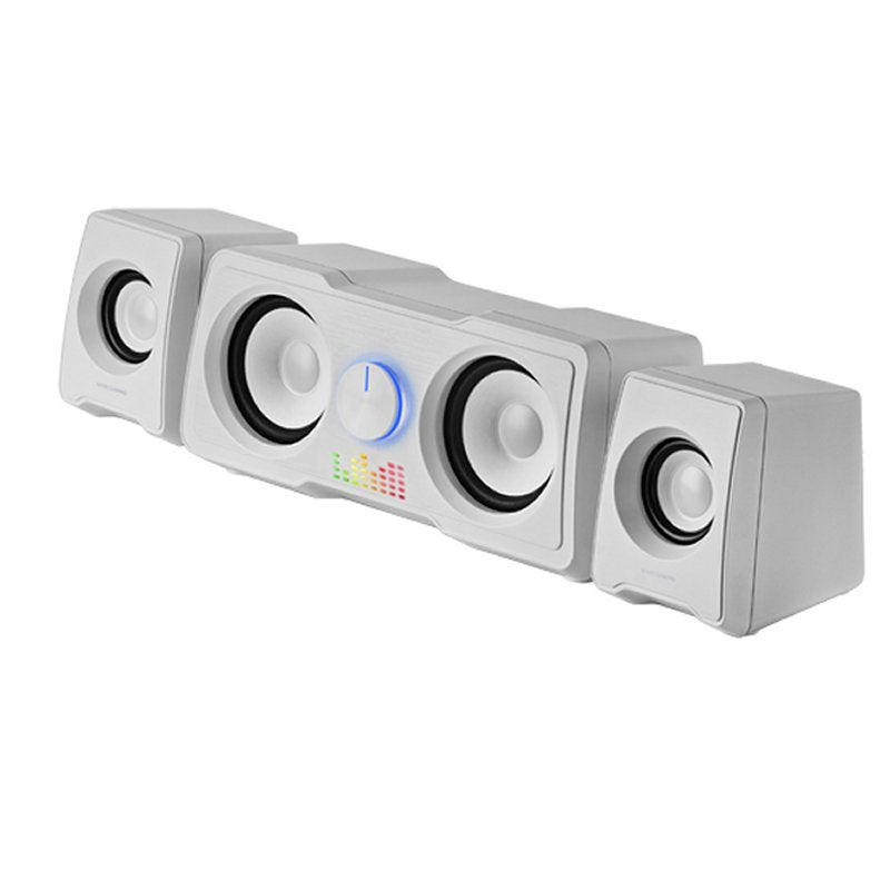 Altavoces Mars Gaming Ms22w 2.2 35w Usb + Jack 3.5mm Blanco